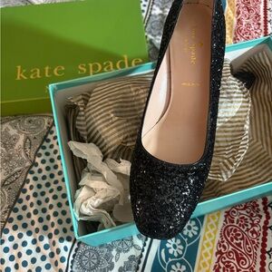 Kate Spade Dolores Sparkling Black Heels